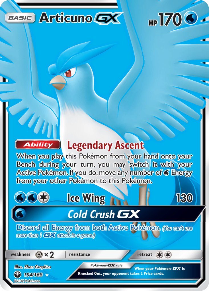 Articuno-GX 154/168 Celestial Storm
