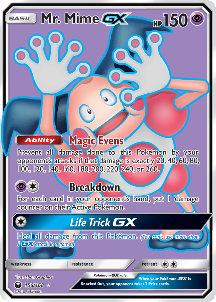 Mr. Mime-GX 156/168 Celestial Storm