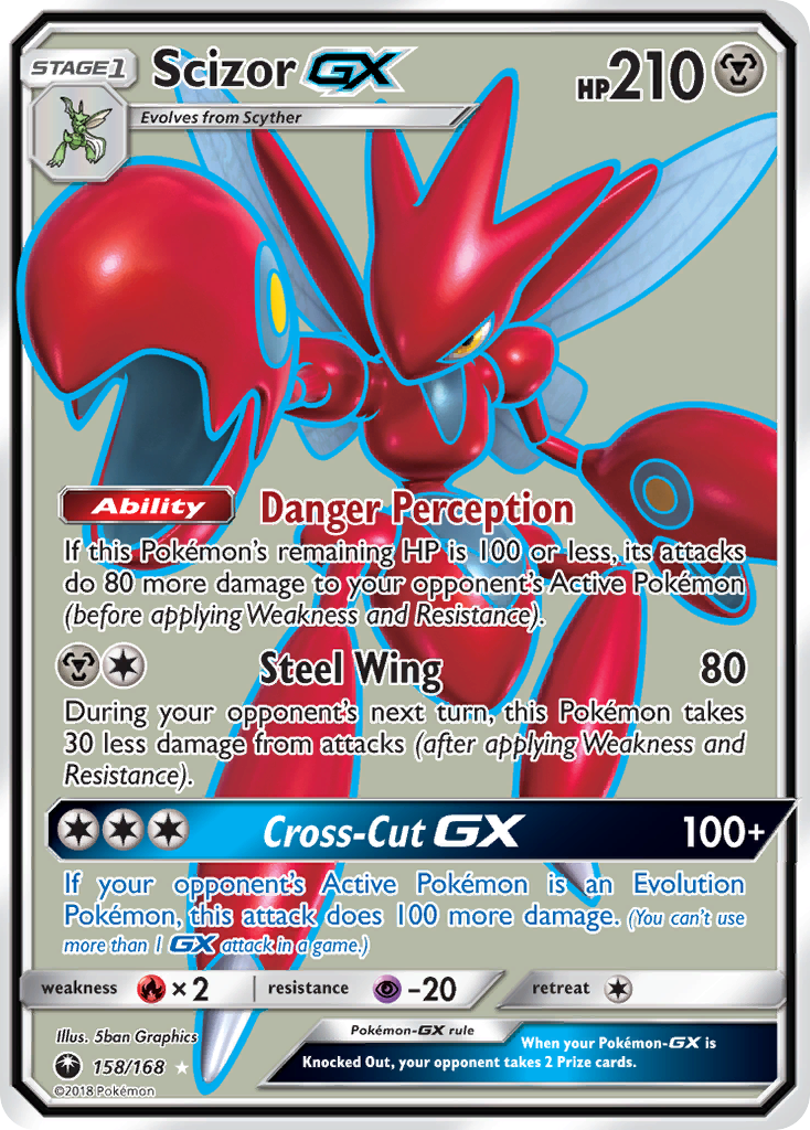 Scizor-GX 158/168 Celestial Storm