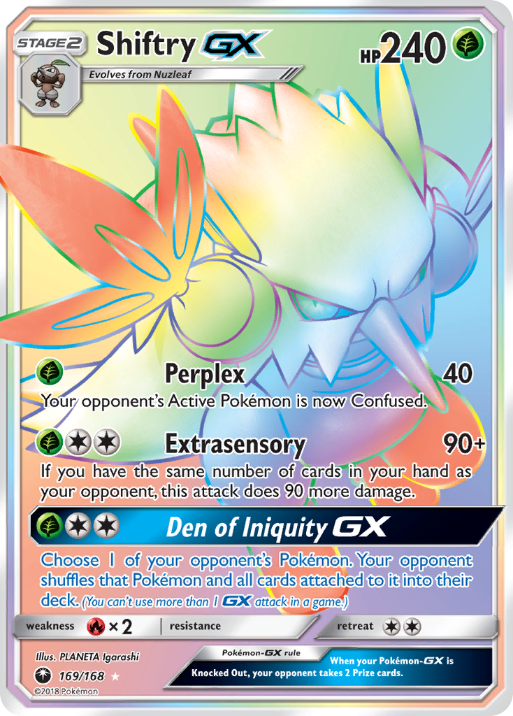 Shiftry-GX 169/168 Celestial Storm