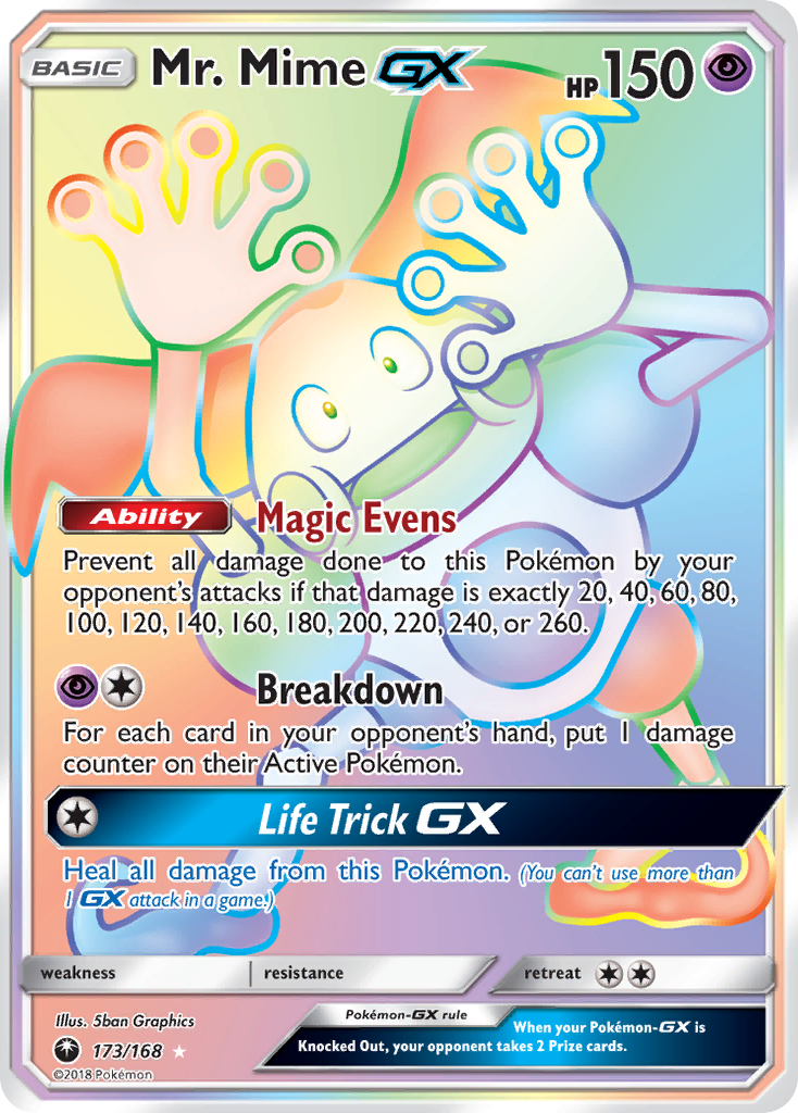 Mr. Mime-GX 173/168 Celestial Storm