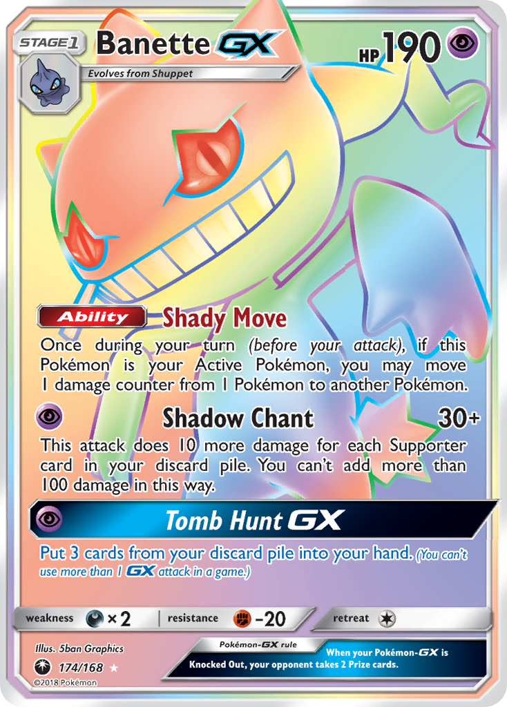 Banette-GX 174/168 Celestial Storm