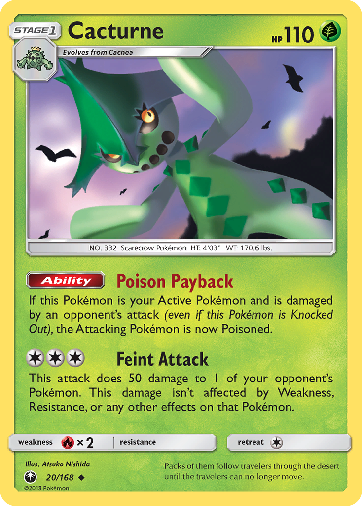 Cacturne 20/168 Celestial Storm