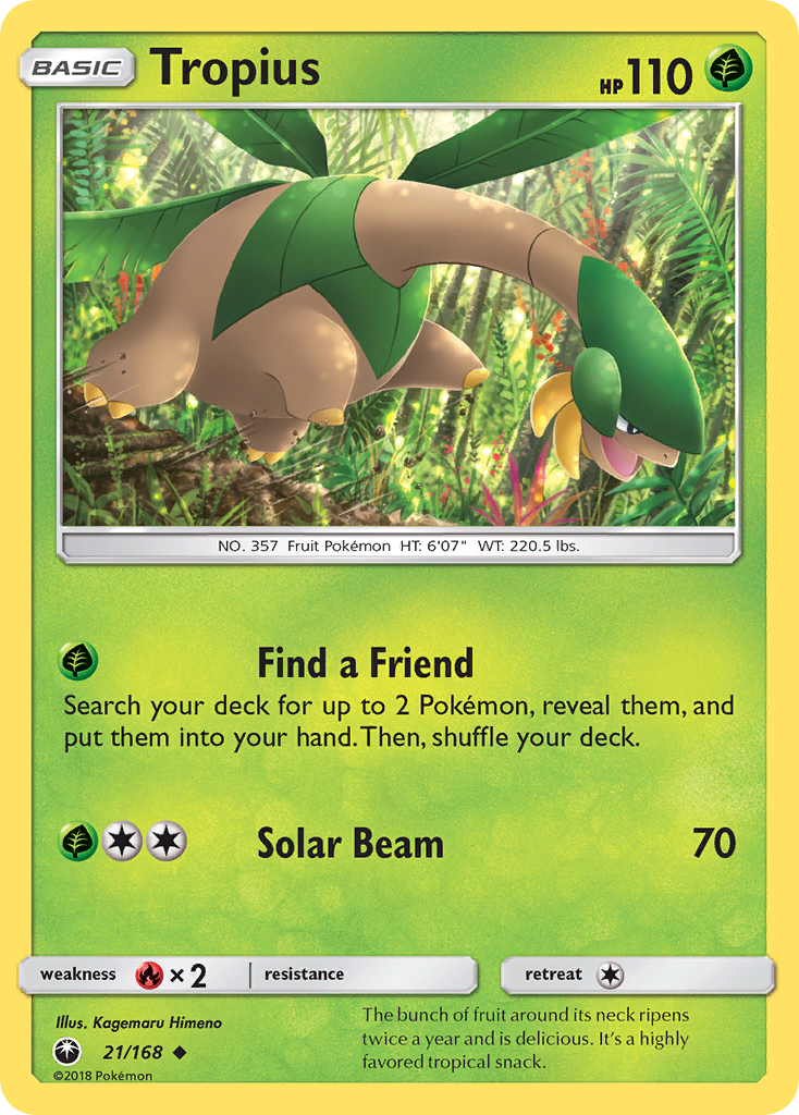 Tropius 21/168 Celestial Storm