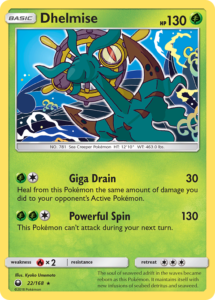 Dhelmise 22/168 Celestial Storm