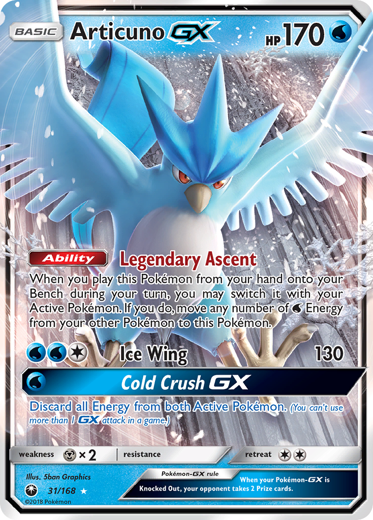 Articuno-GX 31/168 Celestial Storm