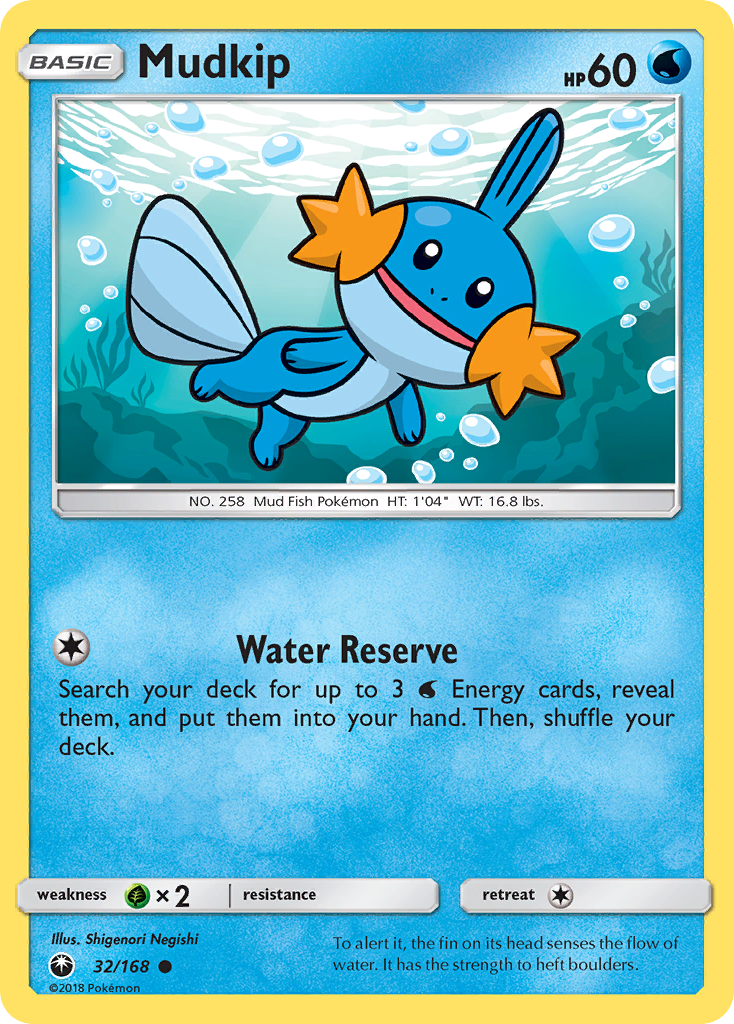 Mudkip 32/168 Celestial Storm