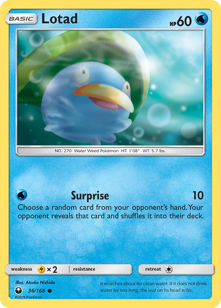Lotad 36/168 Celestial Storm