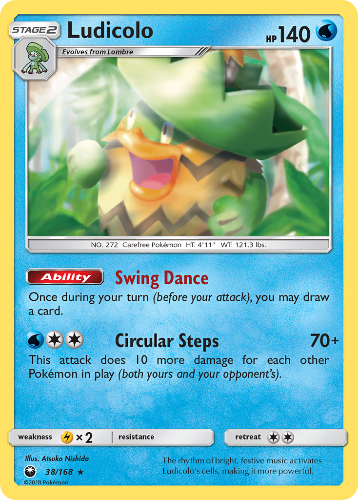 Ludicolo 38/168 Celestial Storm