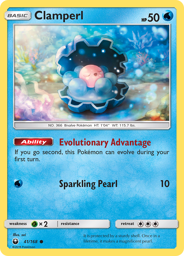Clamperl 41/168 Celestial Storm