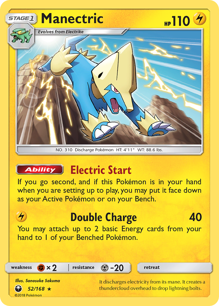 Manectric 52/168 Celestial Storm