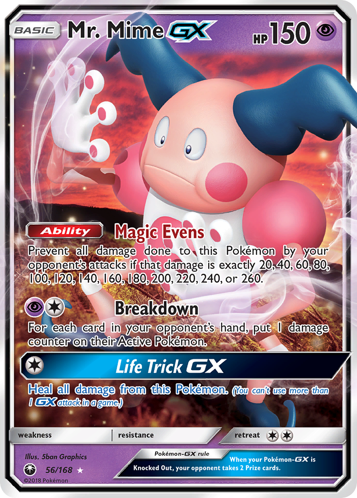 Mr. Mime-GX 56/168 Celestial Storm