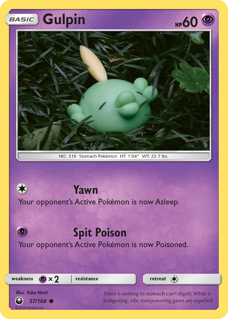 Gulpin 57/168 Celestial Storm
