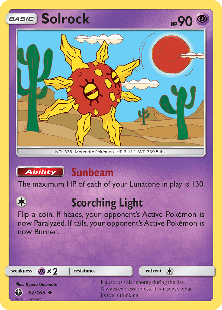 Solrock 62/168 Celestial Storm