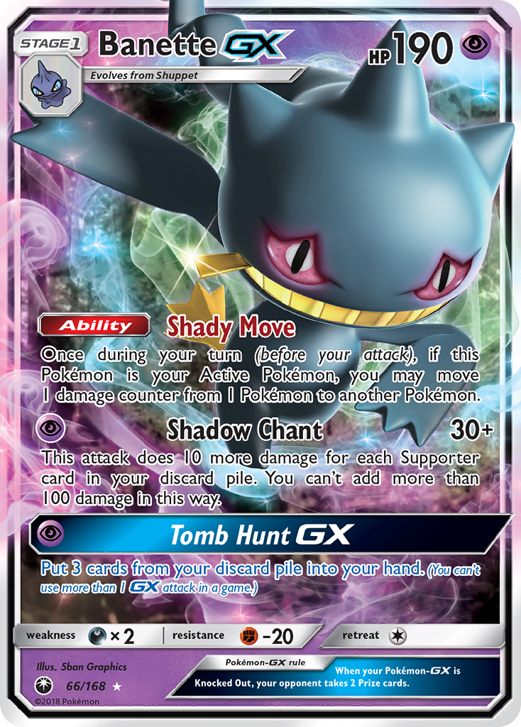 Banette-GX 66/168 Celestial Storm