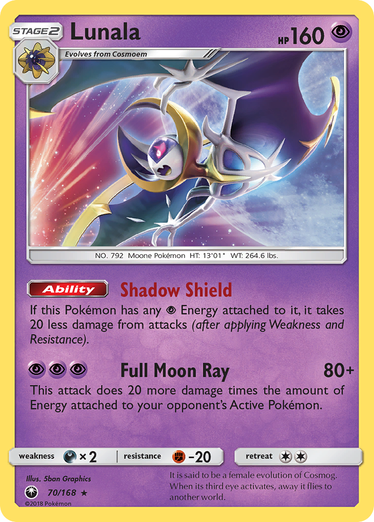 Lunala 70/168 Celestial Storm