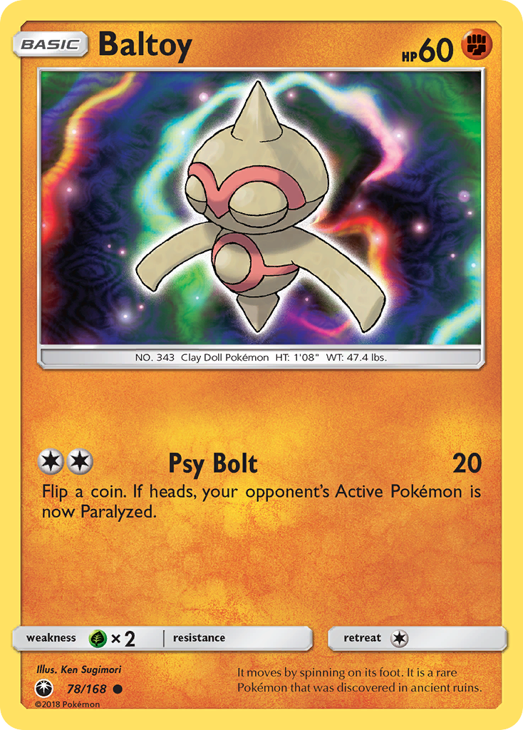 Baltoy 78/168 Celestial Storm