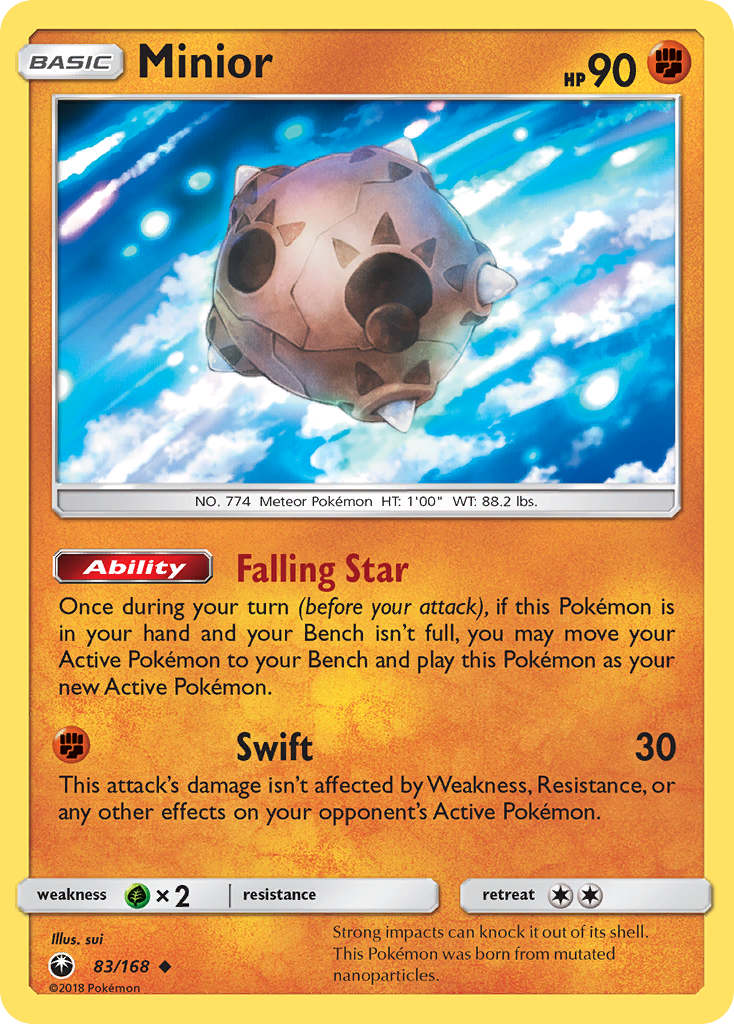 Minior 83/168 Celestial Storm