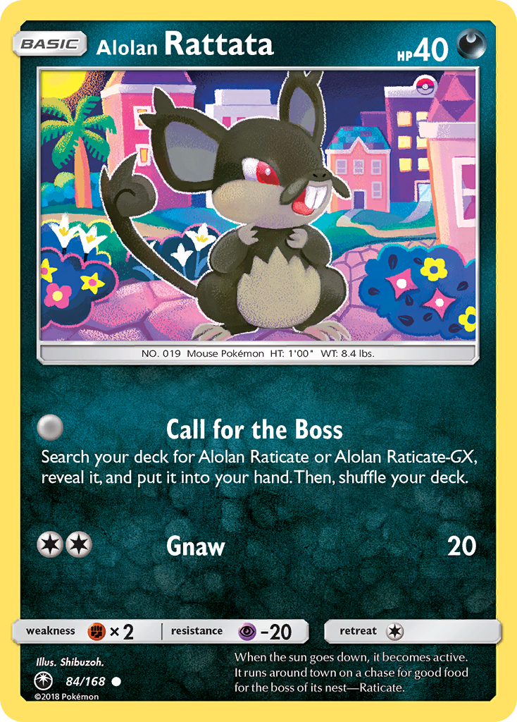 Alolan Rattata 84/168 Celestial Storm