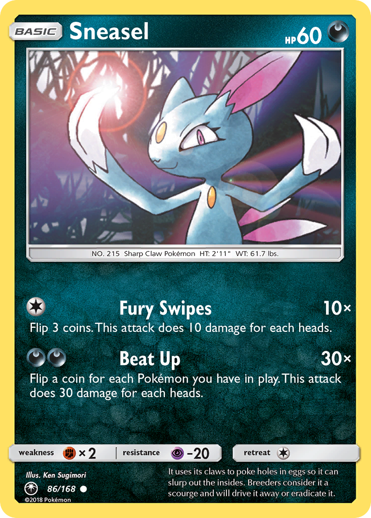 Sneasel 86/168 Celestial Storm