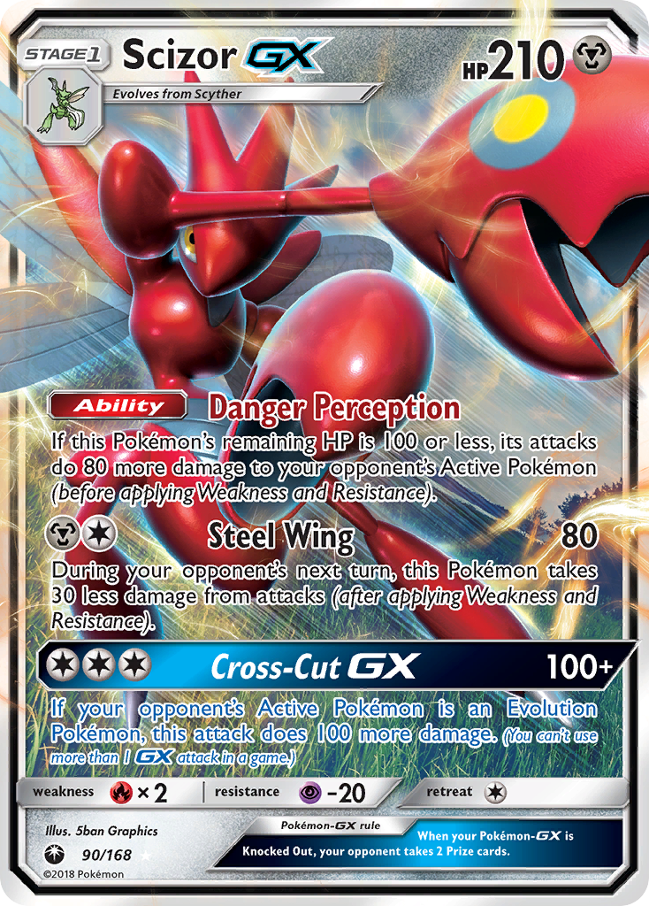 Scizor-GX 90/168 Celestial Storm