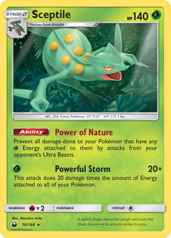 Sceptile 10/168 Celestial Storm