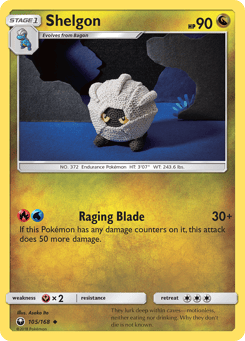 Shelgon 105/168 Celestial Storm
