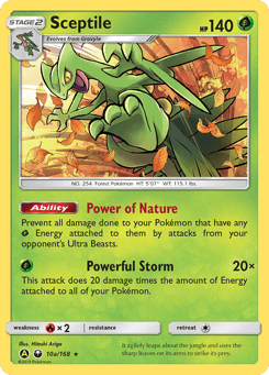 Sceptile 10a/168 Celestial Storm
