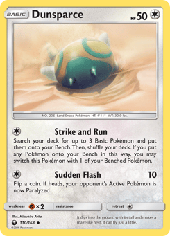 Dunsparce 110/168 Celestial Storm