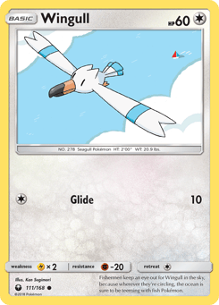Wingull 111/168 Celestial Storm