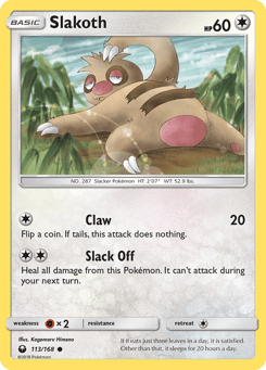 Slakoth 113/168 Celestial Storm