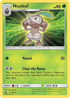 Nuzleaf 13/168 Celestial Storm