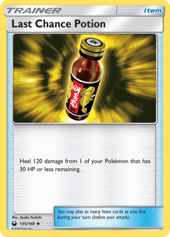 Last Chance Potion 135/168 Celestial Storm
