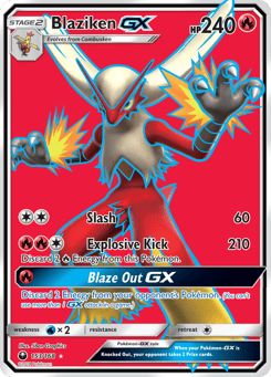 Blaziken-GX 153/168 Celestial Storm