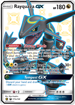 Rayquaza-GX 177a/168 Celestial Storm