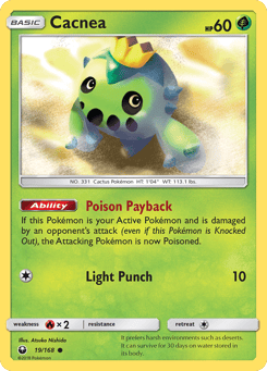 Cacnea 19/168 Celestial Storm