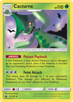 Cacturne 20/168 Celestial Storm