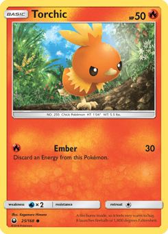 Torchic 25/168 Celestial Storm