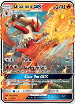 Blaziken-GX 28/168 Celestial Storm