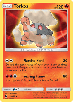 Torkoal 29/168 Celestial Storm