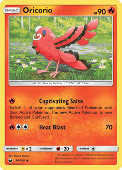 Oricorio 30/168 Celestial Storm