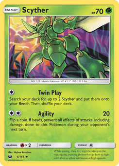 Scyther 4/168 Celestial Storm
