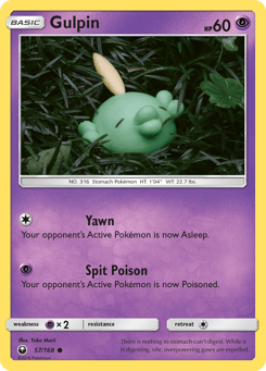 Gulpin 57/168 Celestial Storm