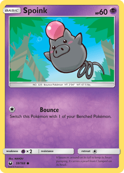 Spoink 59/168 Celestial Storm