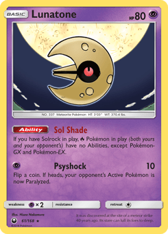 Lunatone 61/168 Celestial Storm