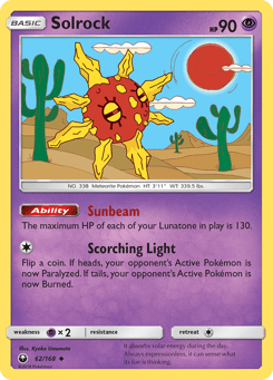 Solrock 62/168 Celestial Storm