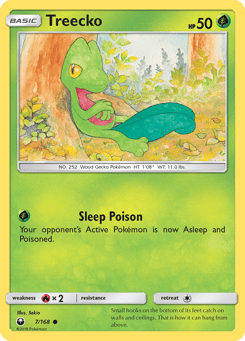 Treecko 7/168 Celestial Storm