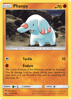 Phanpy 72/168 Celestial Storm