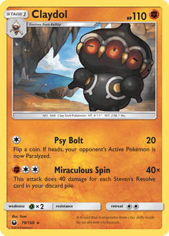 Claydol 79/168 Celestial Storm