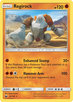 Regirock 80/168 Celestial Storm